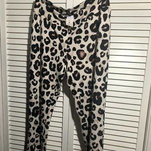 Cheetah pajama pants